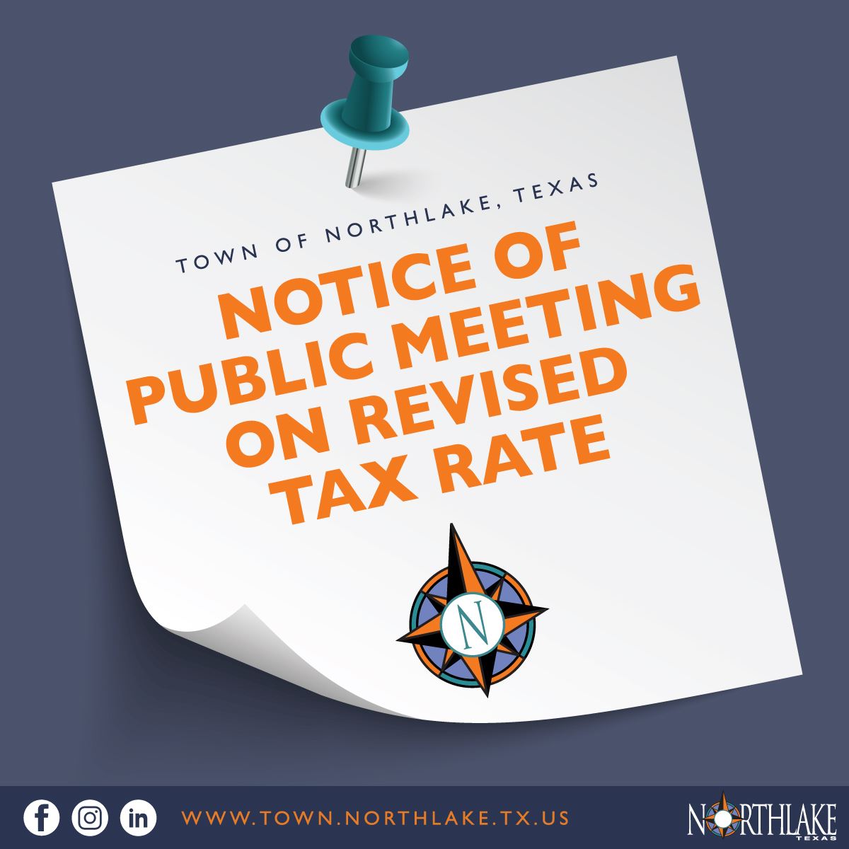 Notice of Public Hearing on Revised Tax Rate