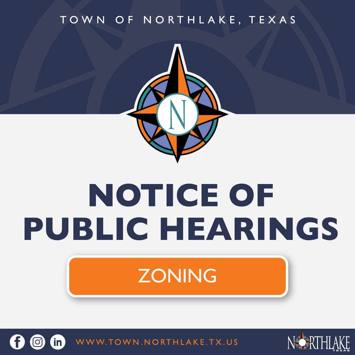 Notice of public hearing - Zoning